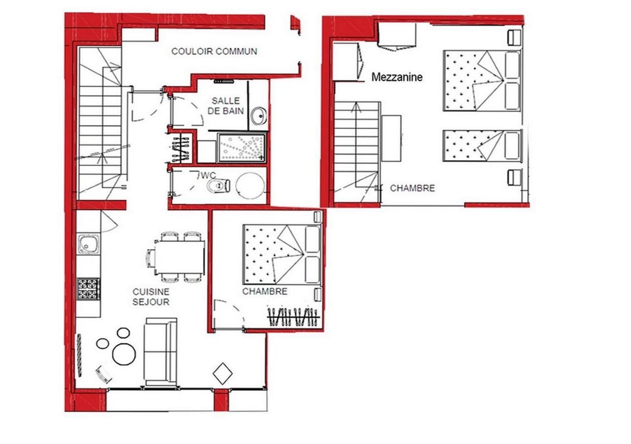 Appartement Duplex Au Centre De Lanslebourg Kültér fotó